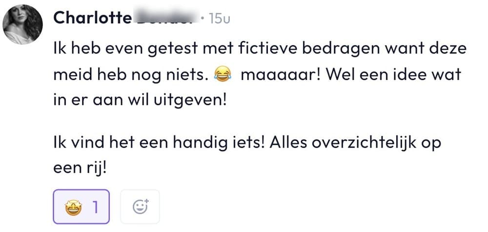 Schermafbeelding van een review van een cursist – verhuurmonitor 1