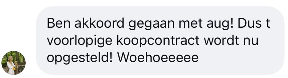 Schermafbeelding van een review van een cursist – review20
