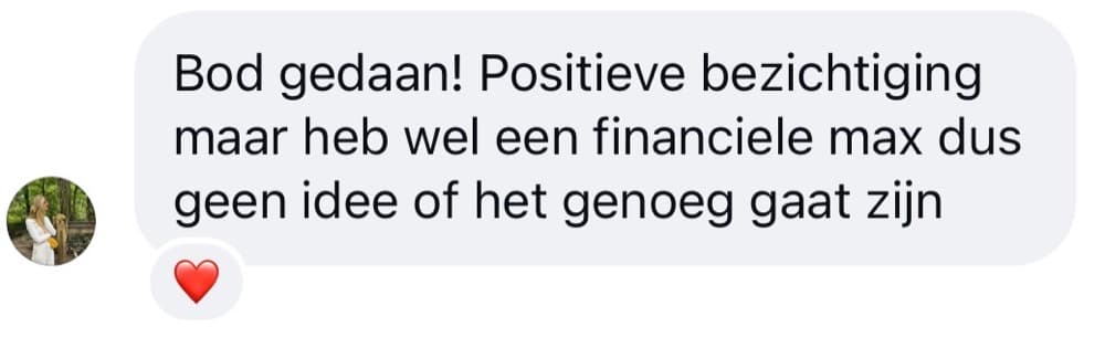Schermafbeelding van een review van een cursist – review21